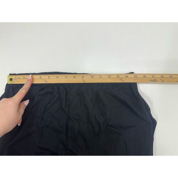 Anthony Richards Womens Sweatpants Petite XL Black White Stripe Elastic Waist - Picture 6 of 10